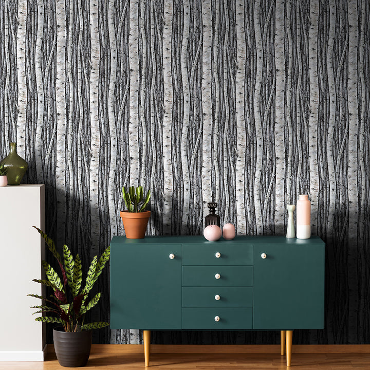 Винилов високоустойчив Тапет Брези Сиво Timber