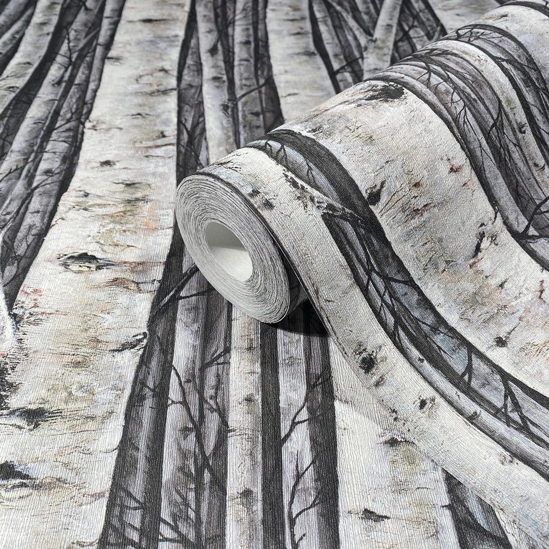 Винилов високоустойчив Тапет Брези Сиво Timber