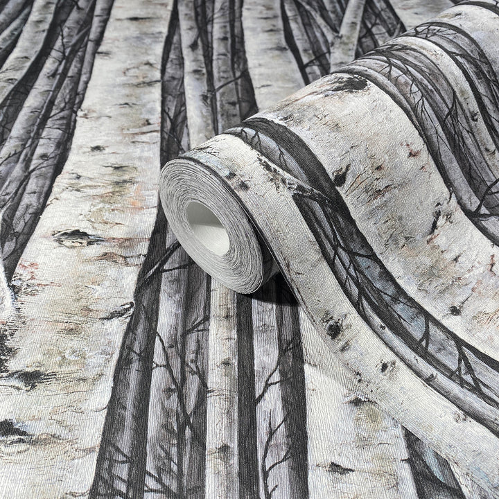 Винилов високоустойчив Тапет Брези Сиво Timber