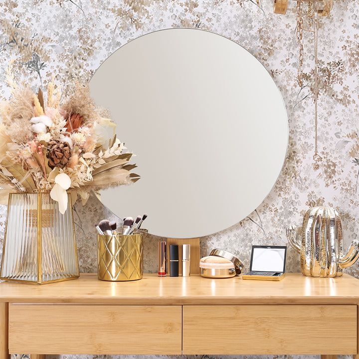 Високоустойчив Тапет Акварелни цветя Бежово Еден