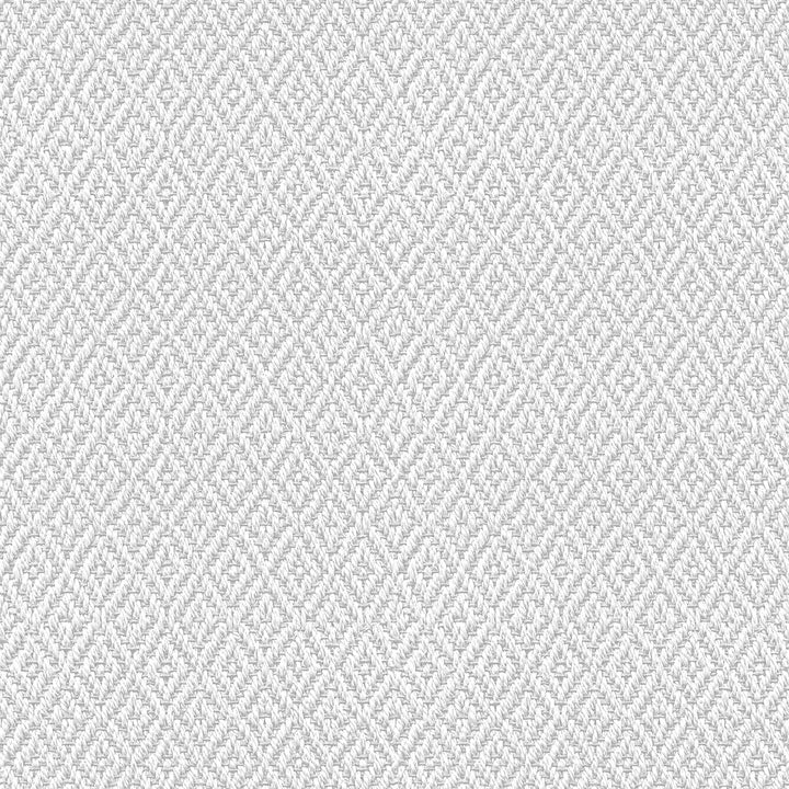 Текстилен ефект Тапет Плетиво ромб Светло сиво Еден
