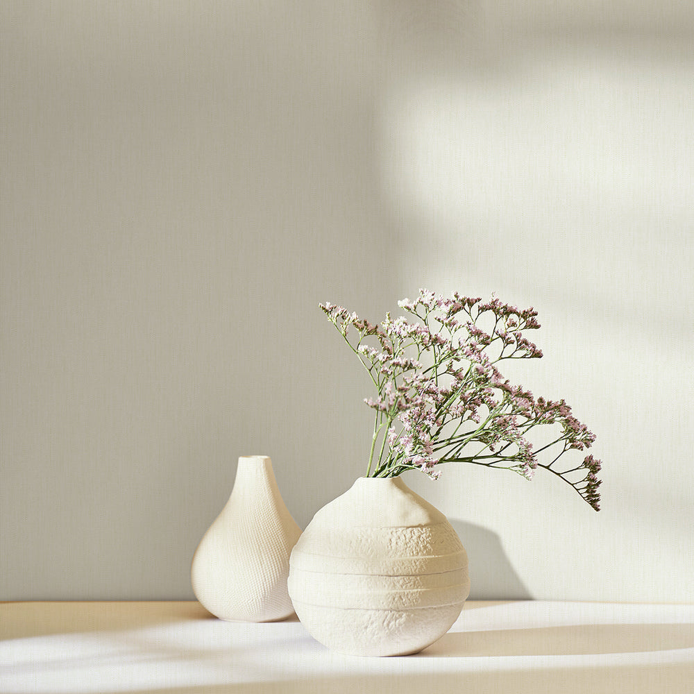 Еко Тапет Едноцветен точки Жълтозелено Наследство