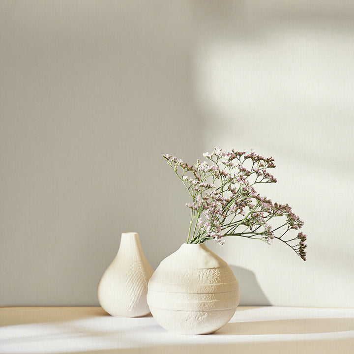 Еко Тапет Едноцветен точки Жълтозелено Наследство