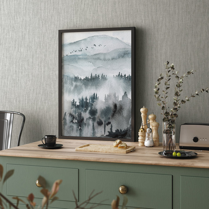 Еко Тапет Едноцветен точки Светло зелено Наследство