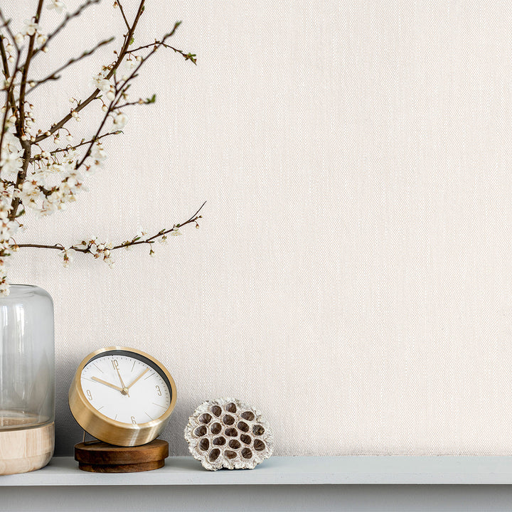 Еко Тапет Едноцветен точки Бяло Наследство