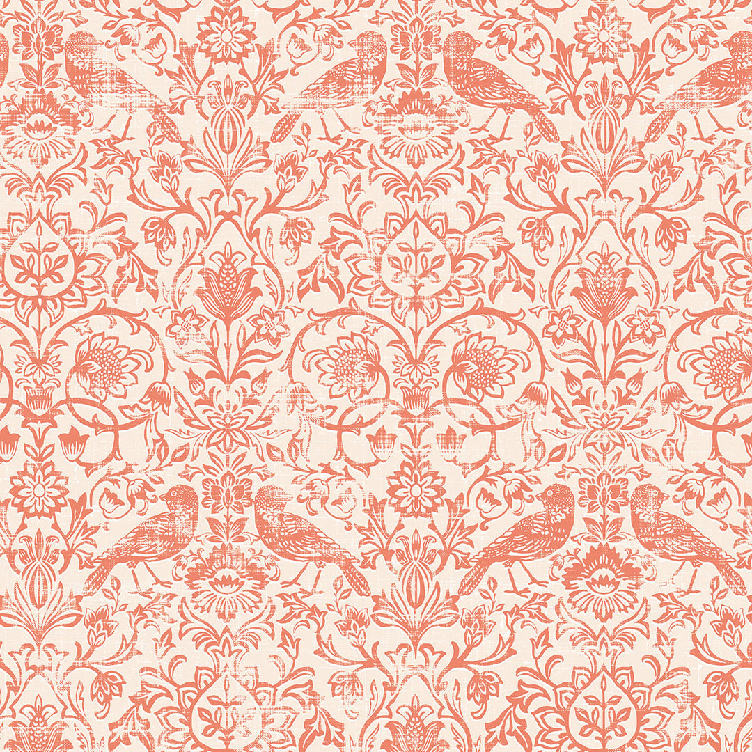 Еко Тапет Орнаменти Оранжево Наследство