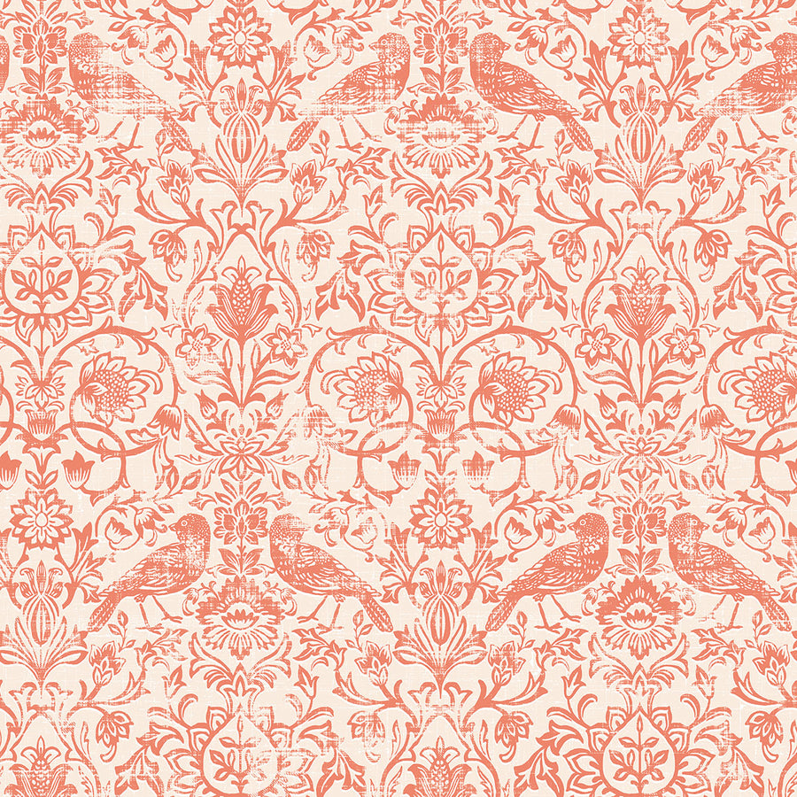 Еко Тапет Орнаменти Оранжево Наследство