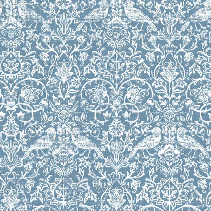 Еко Тапет Орнаменти Синьо Наследство