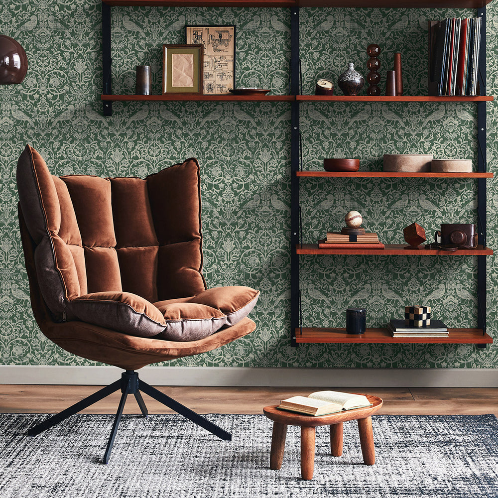 Еко Тапет Орнаменти Зелено Наследство