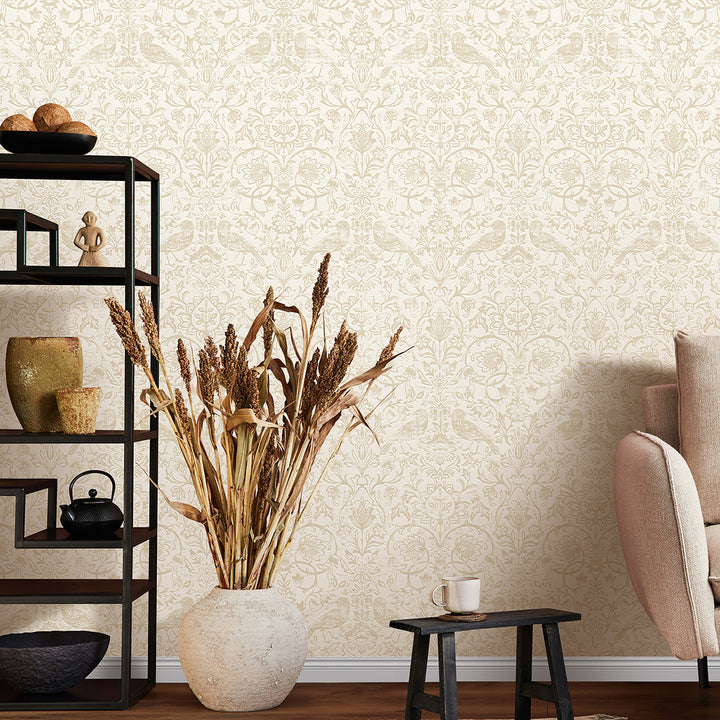 Еко Тапет Орнаменти Бежово Наследство