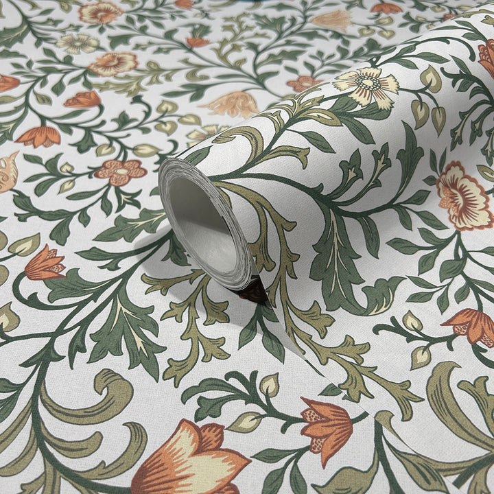 Еко Тапет Зелени Цветя Наследство