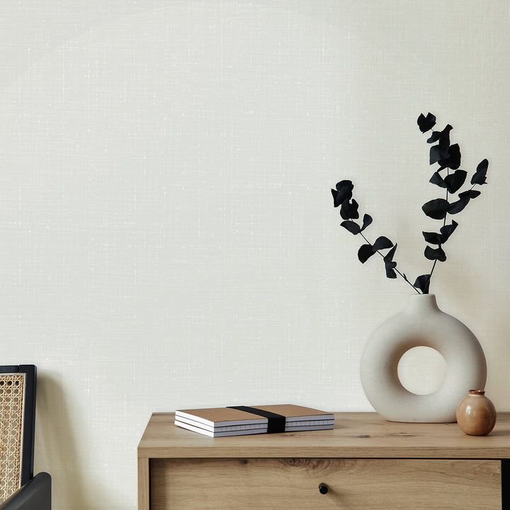 Еко Тапет Едноцветен мрежа Кремаво Наследство