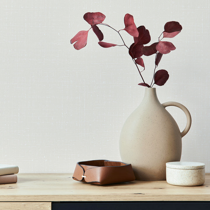 Еко Тапет Едноцветен мрежа Бежово Наследство