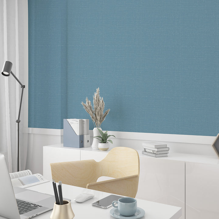 Еко Тапет Едноцветен мрежа Синьо Наследство