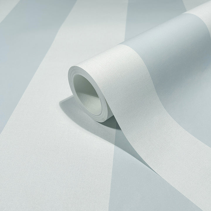 Еко Тапет Райе Синьо бяло Наследство