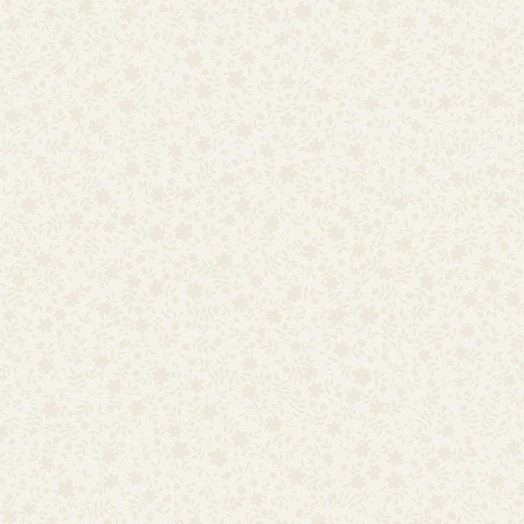 Еко Тапет Бледи листенца Бяло Наследство