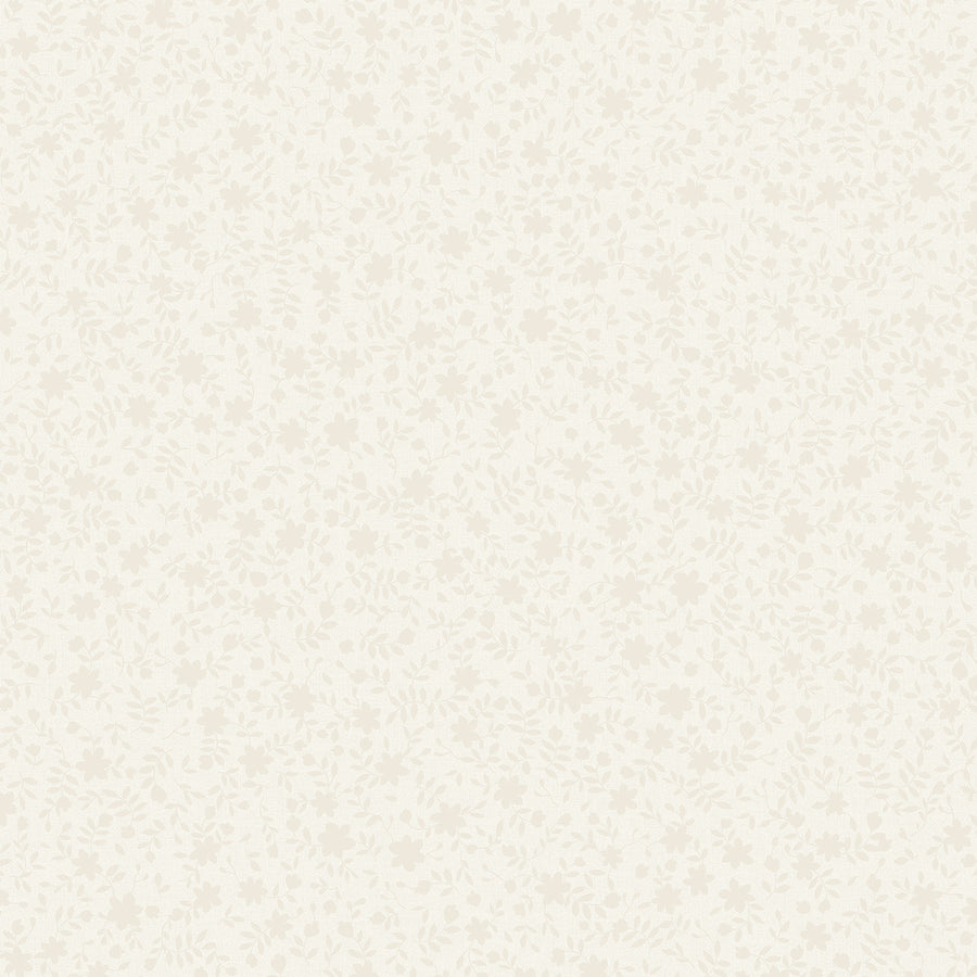 Еко Тапет Бледи листенца Бяло Наследство