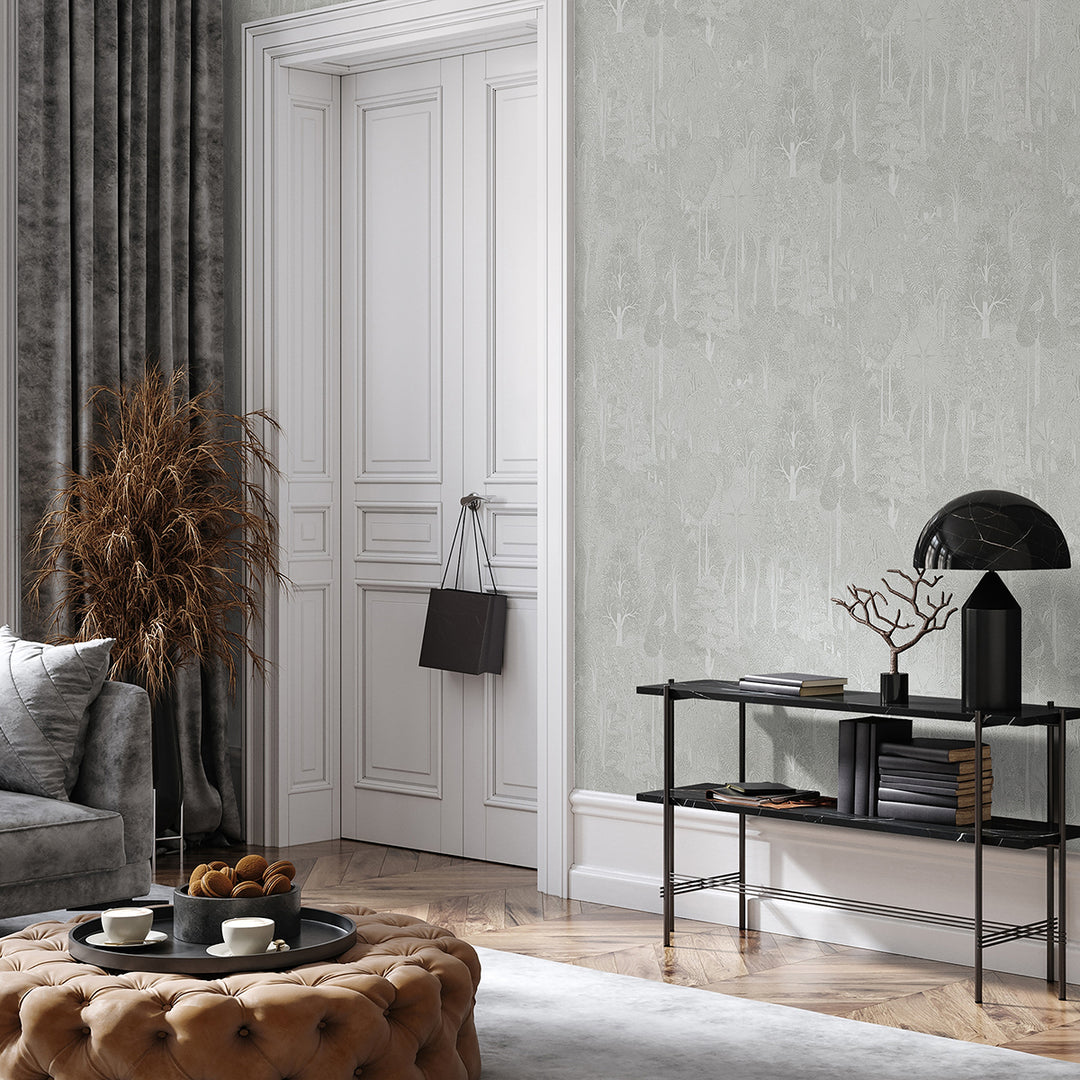 Еко Тапет Приказна гора Сиво Наследство