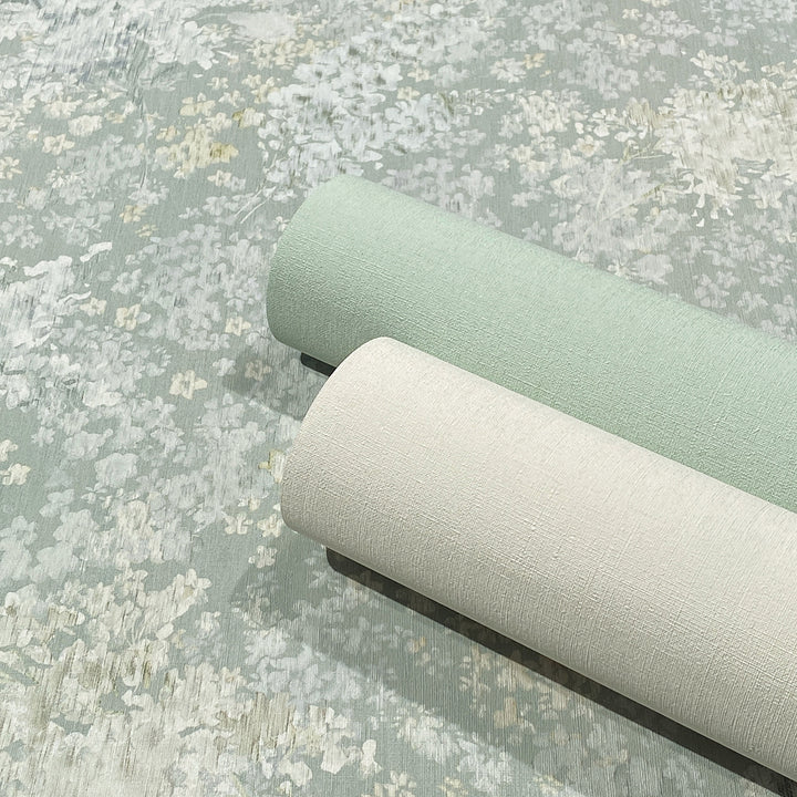 Текстилен ефект Тапет Плат Кремаво Еден