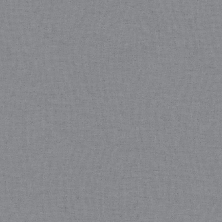 Текстилен ефект Тапет Плат Тъмно сиво Еден