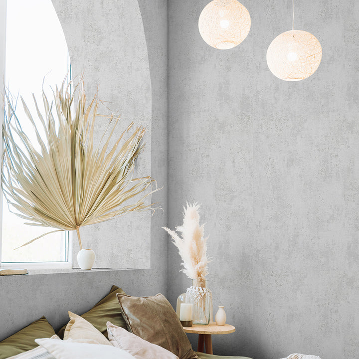 Тапет Бетон Сиво бяло Стуко