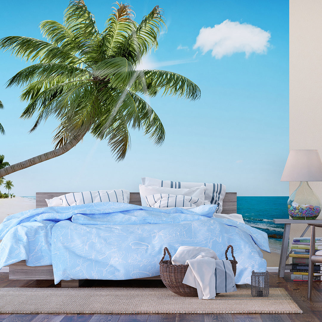 Фототапет Стандарт 360/254 см Плаж с палми