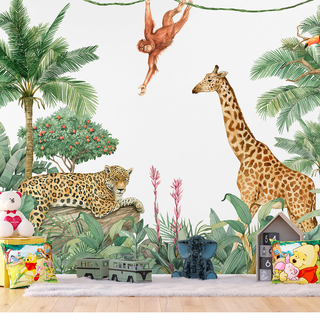 Детски Фототапет Стандарт 360/254 см флис Джунгла