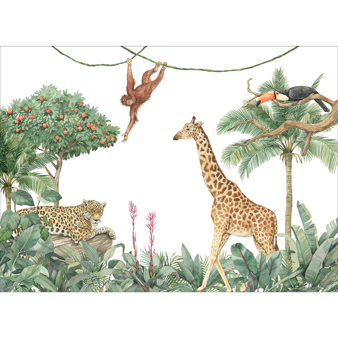 Детски Фототапет Стандарт 360/254 см флис Джунгла