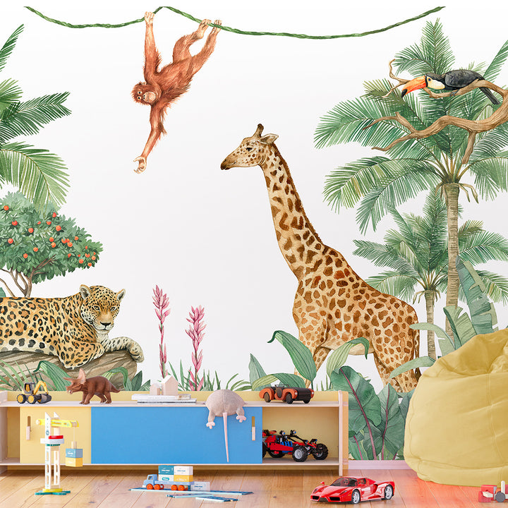 Детски Фототапет Стандарт 360/254 см флис Джунгла