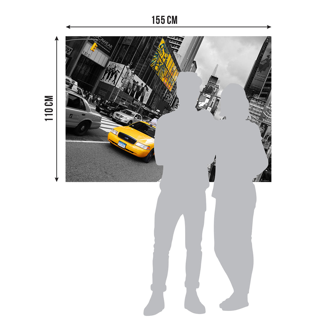 Фототапет Премиум 155/110 см Такси в Бруклин