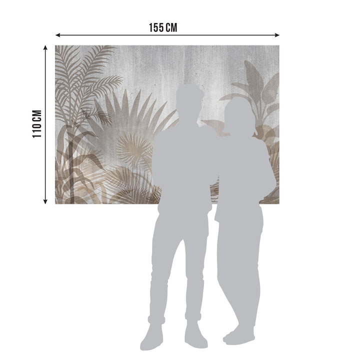 Фототапет Премиум 155/110 см Сенки растения