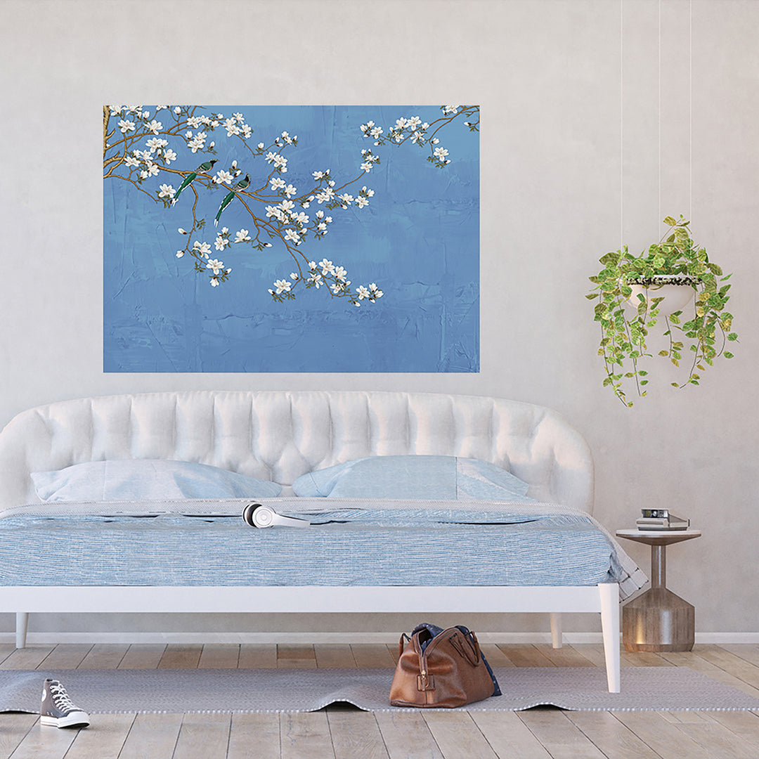 Фототапет Премиум 155/110 см Пролет синьо