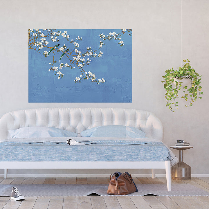 Фототапет Премиум 155/110 см Пролет синьо