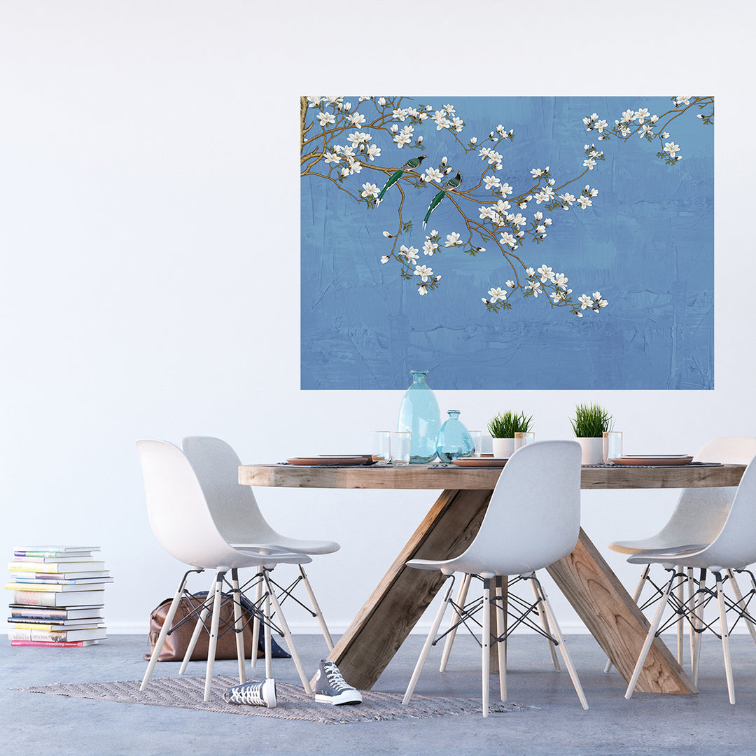 Фототапет Премиум 155/110 см Пролет синьо