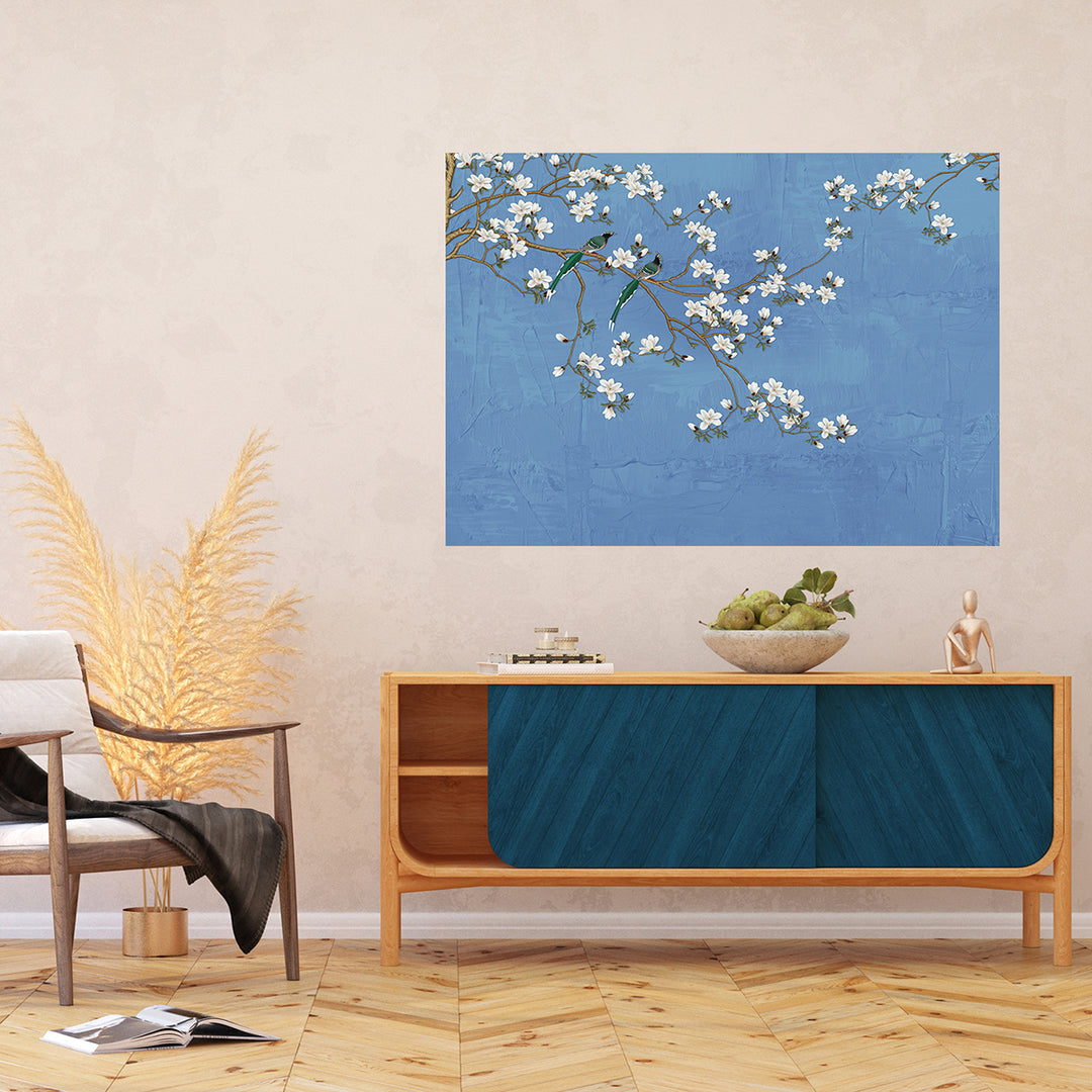 Фототапет Премиум 155/110 см Пролет синьо