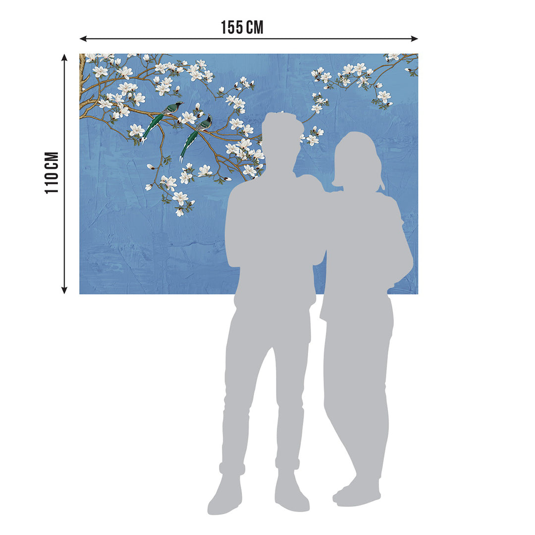 Фототапет Премиум 155/110 см Пролет синьо