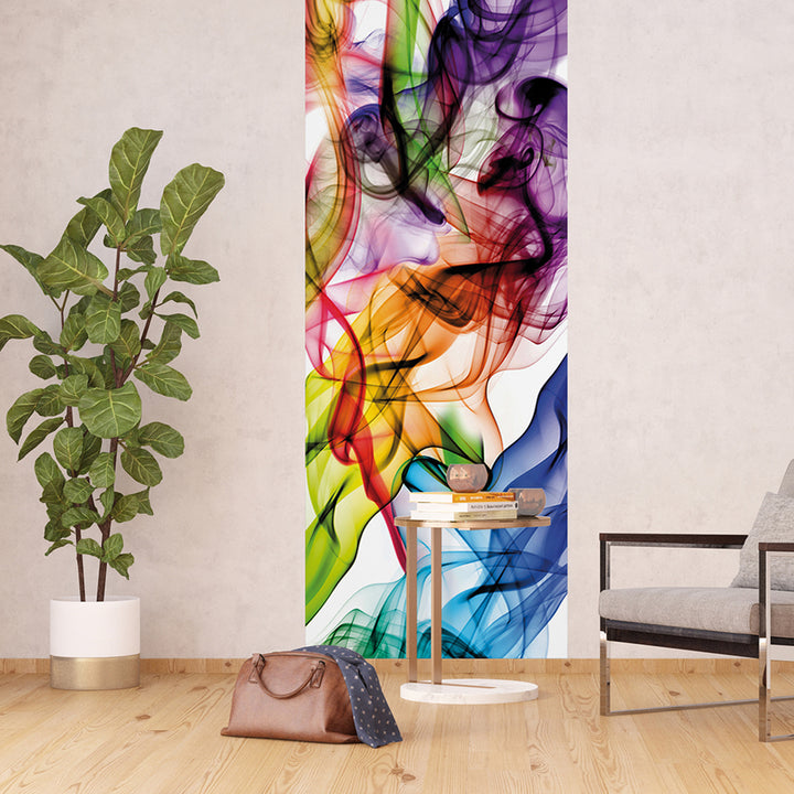 Фототапет Премиум 90/270 см Цветен дим вертикал