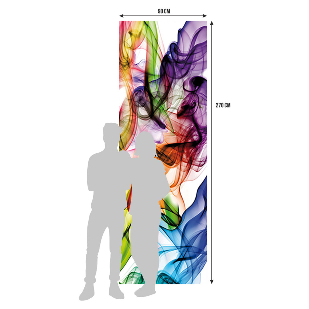 Фототапет Премиум 90/270 см Цветен дим вертикал