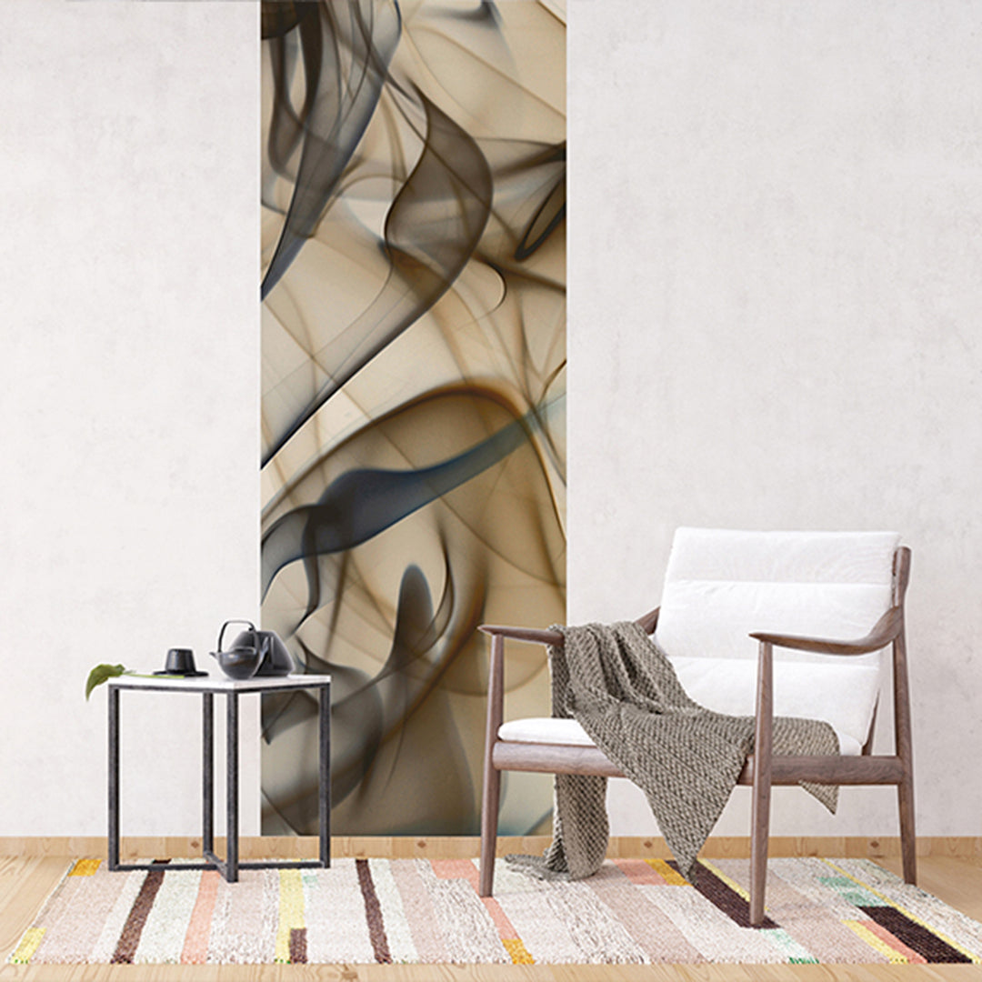 Фототапет Премиум 90/270 см Бежов дим вертикал