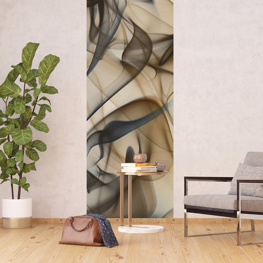 Фототапет Премиум 90/270 см Бежов дим вертикал