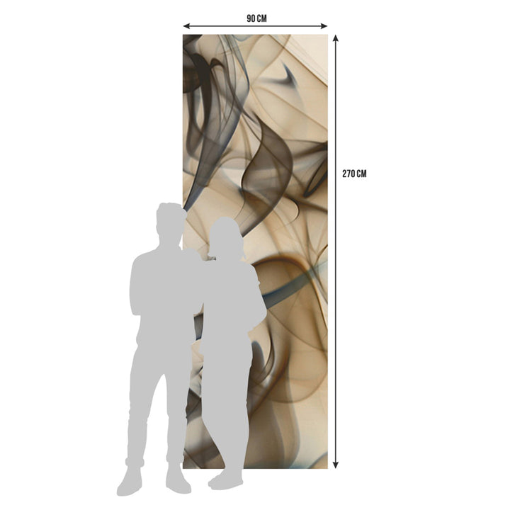 Фототапет Премиум 90/270 см Бежов дим вертикал