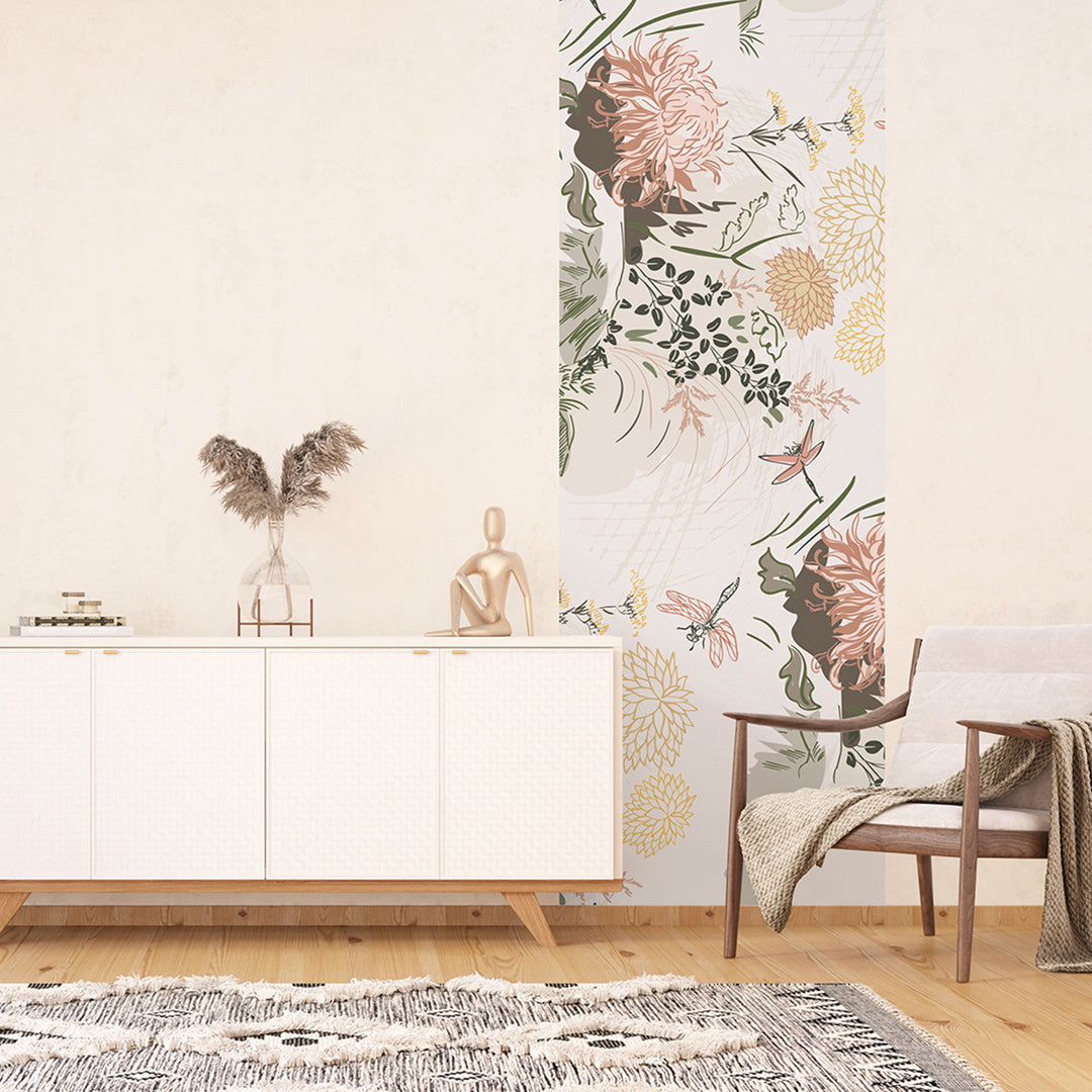 Фототапет Премиум 90/270 см Цветна композиция вертикал