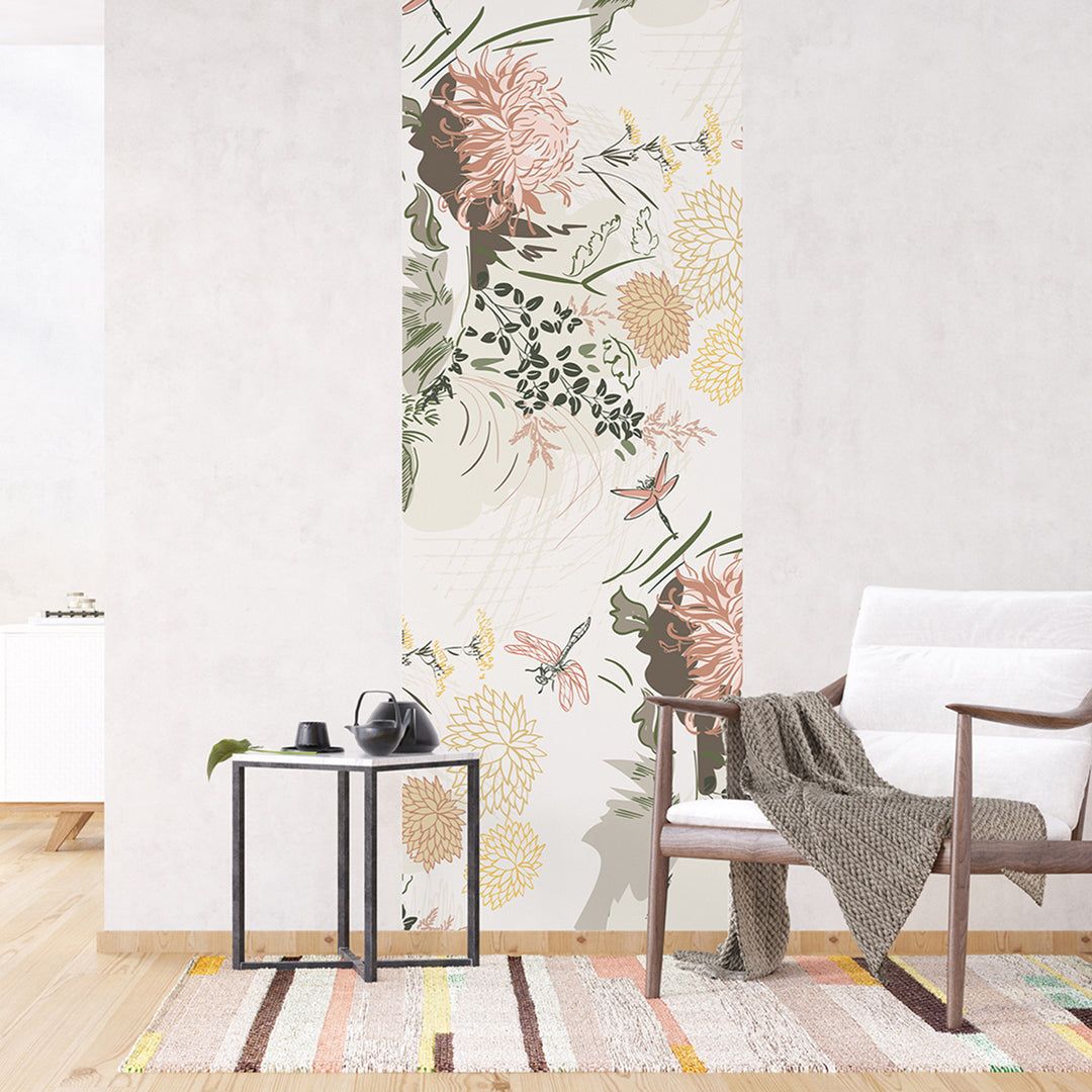 Фототапет Премиум 90/270 см Цветна композиция вертикал