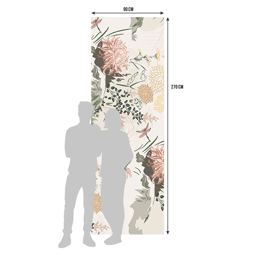 Фототапет Премиум 90/270 см Цветна композиция вертикал