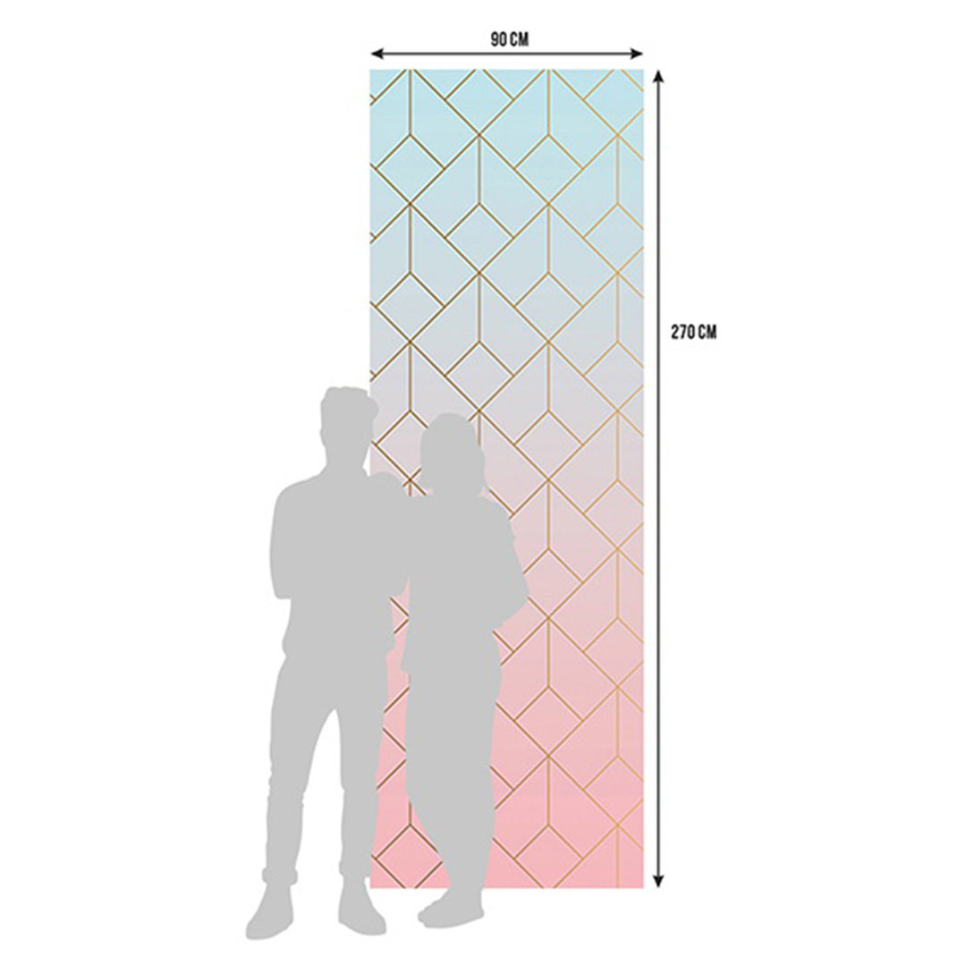 Фототапет Премиум 90/270 см 3D кубове вертикал