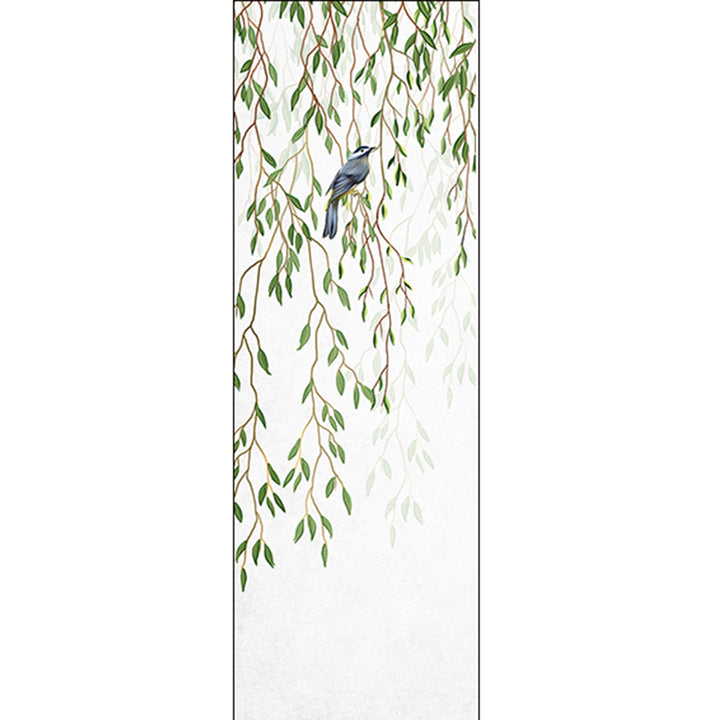 Фототапет Премиум 90/270 см Клонки върба вертикал