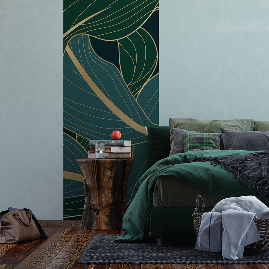 Фототапет Премиум 90/270 см Нощни цветя вертикал