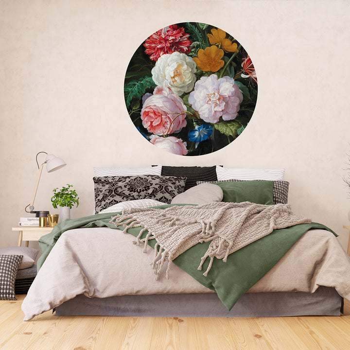 Фототапет Стандарт 125/125 см Нощна градина кръг Кръг