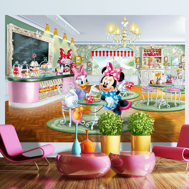 Дестки Фототапет Дисни 255/180 см Мини и Дейзи