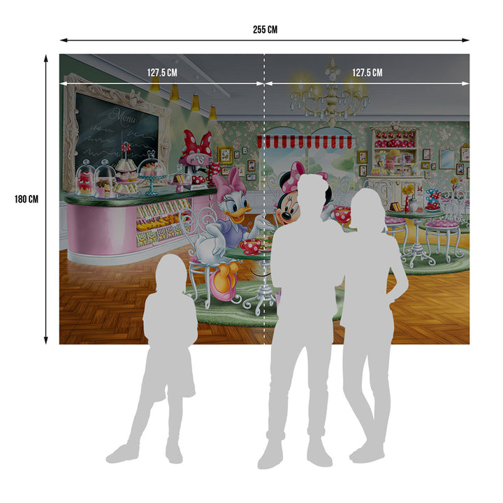 Дестки Фототапет Дисни 255/180 см Мини и Дейзи